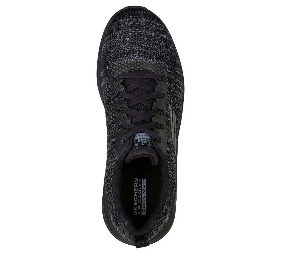 GO RUN Elevate Coventina Skechers Black Gray