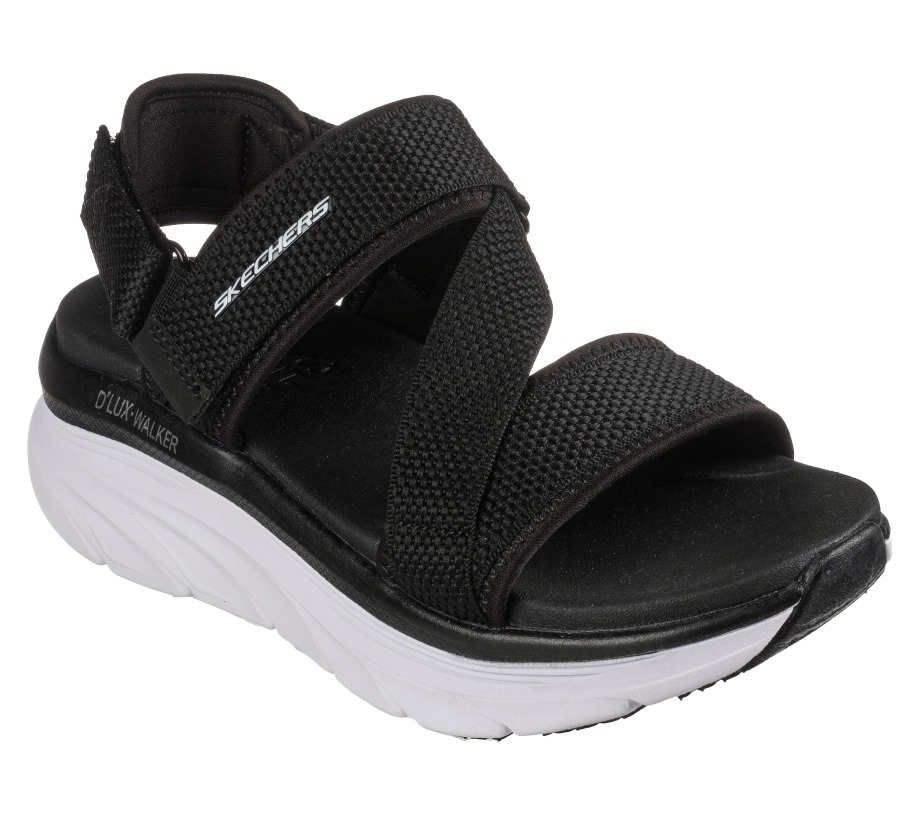 Relaxed Fit D'Lux Walker Kind Mind Black White Skechers