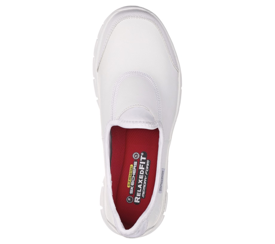 Skechers Work Relaxed Fit Sure Track White
