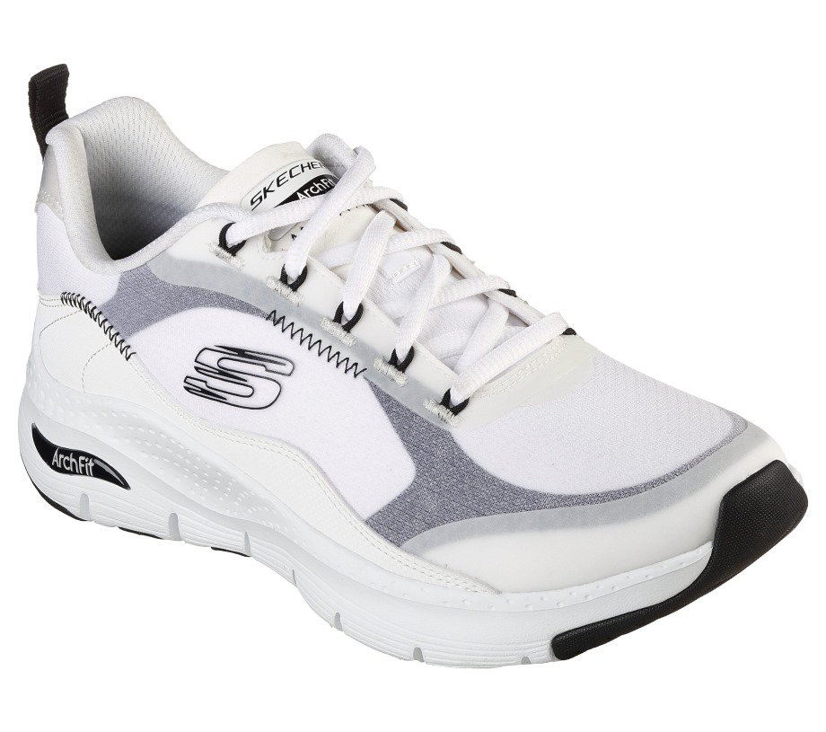 Arch Fit Skechers White Black