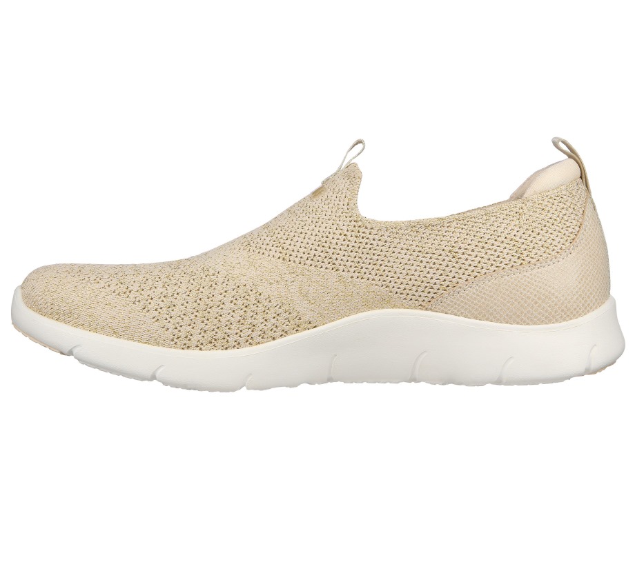 Arch Fit Refine Showcase Natural Gold Skechers