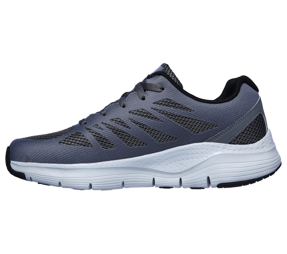 Skechers Arch Fit Charge Back Charcoal Black