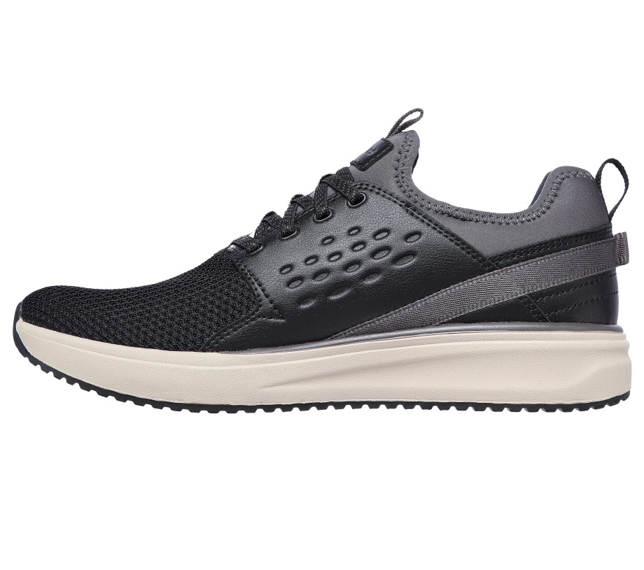 Skechers Relaxed Fit Crowder Colton Black Gray