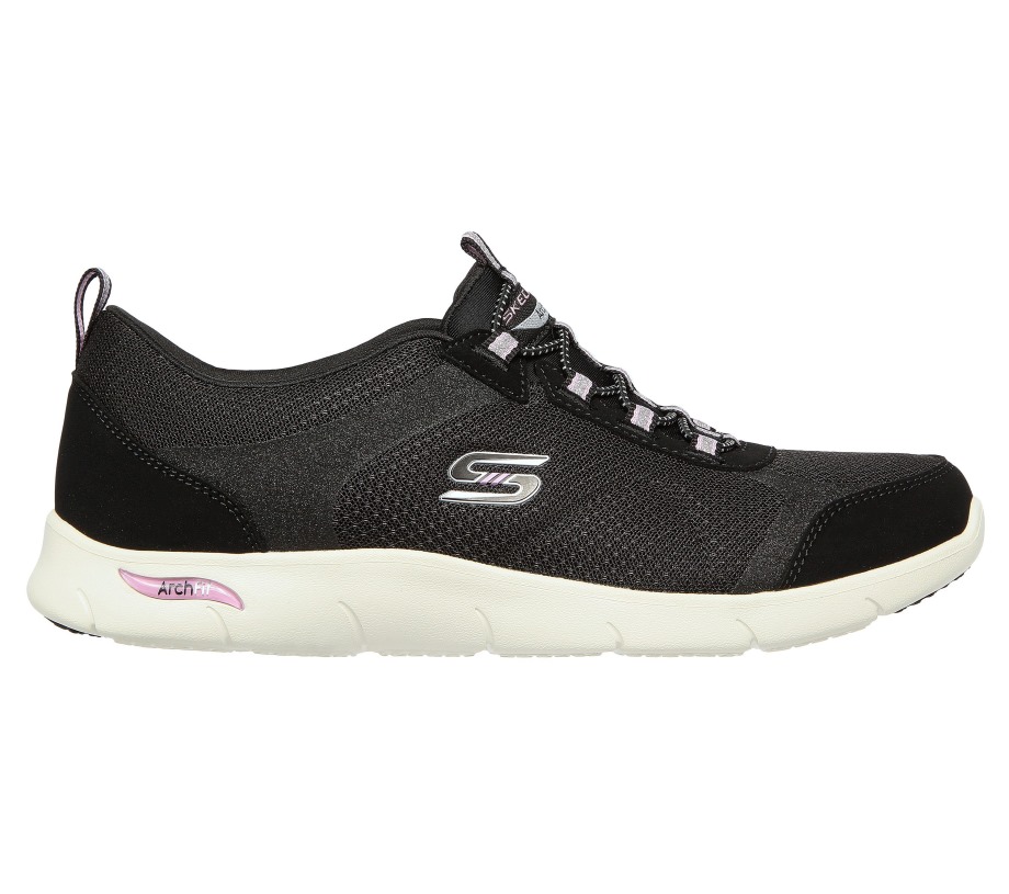 Arch Fit Refine Her Best Skechers Black Lavender