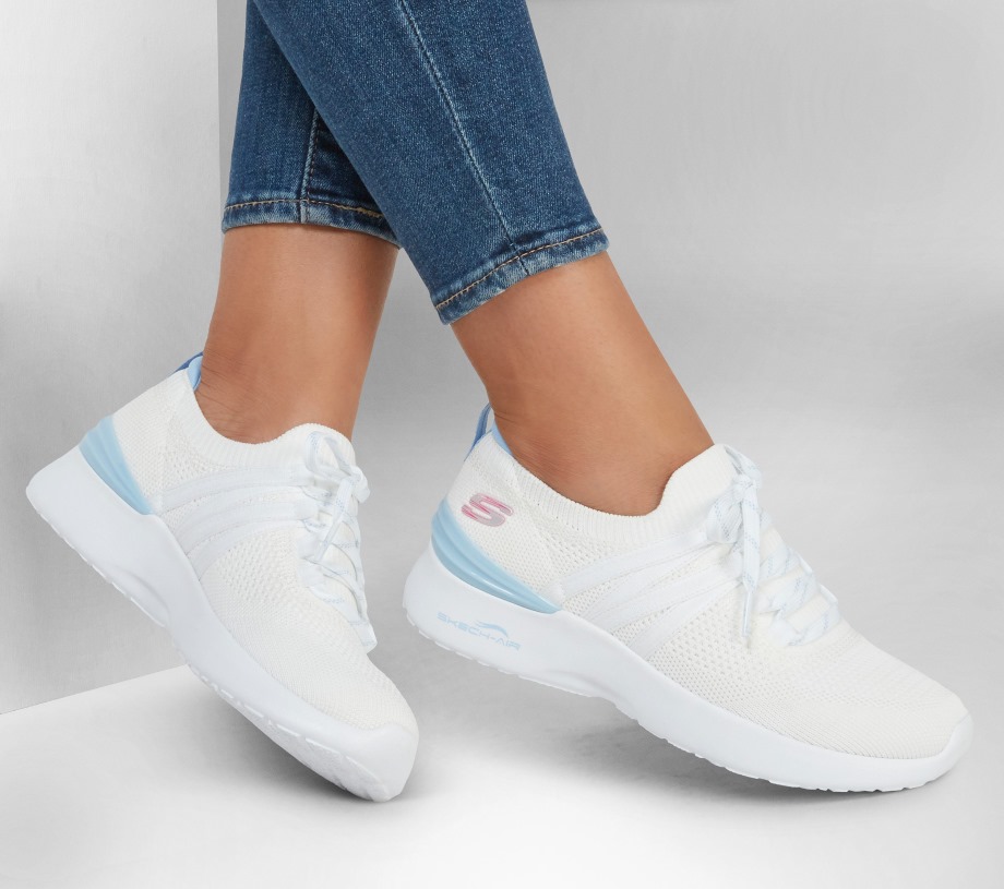 Skechers Skech-Air Dynamight Bright Cheer White Periwinkle