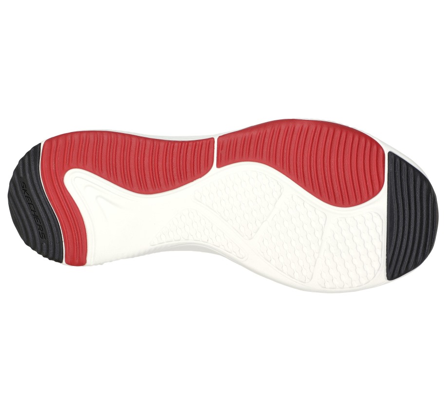Skechers Relaxed Fit D'Lux Fitness White Black Red
