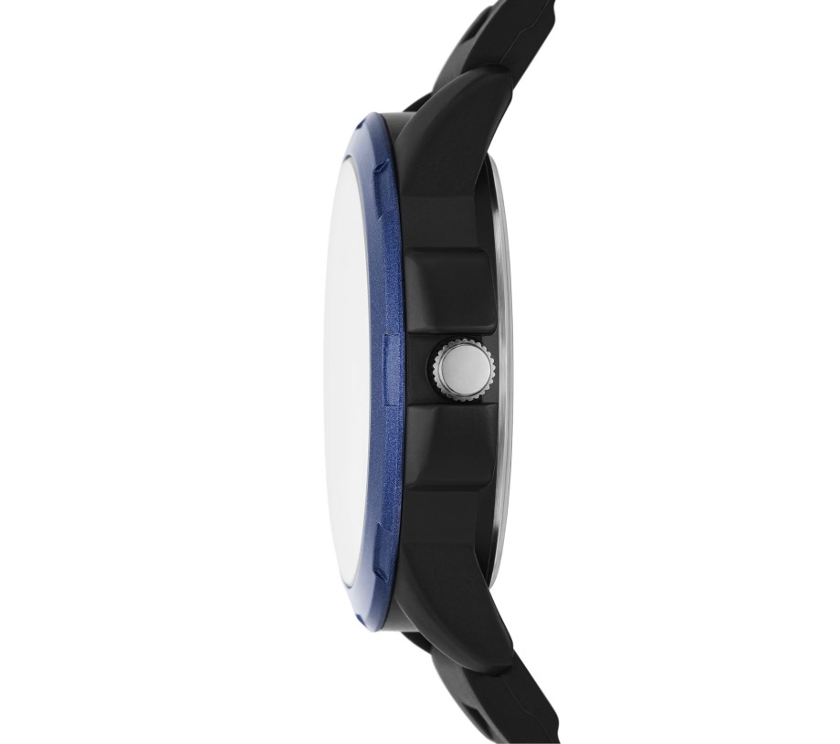 Color Pop Bezel Watch Black Blue Skechers