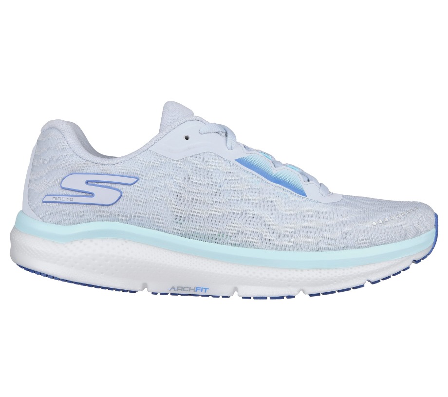 GO RUN Ride 10 Light Gray Skechers