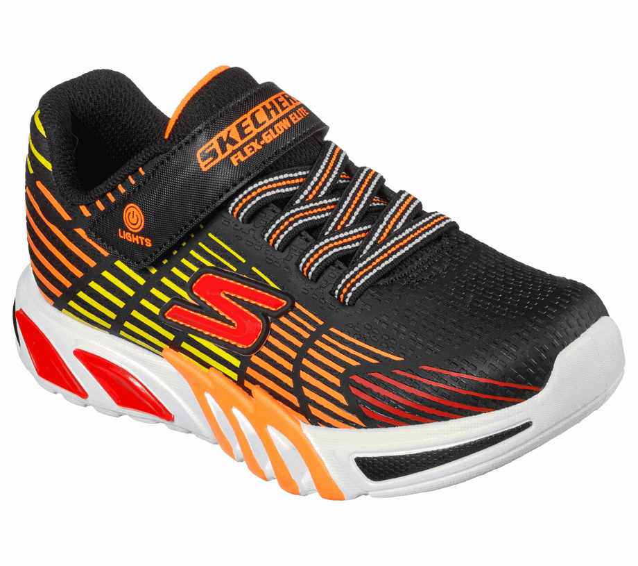S Lights Flex-Glow Elite Skechers Black Multi