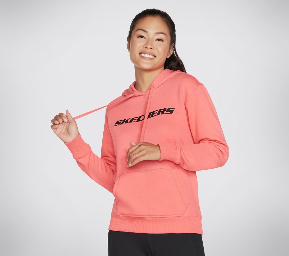 Skechers Heritage Pullover Hoodie Coral