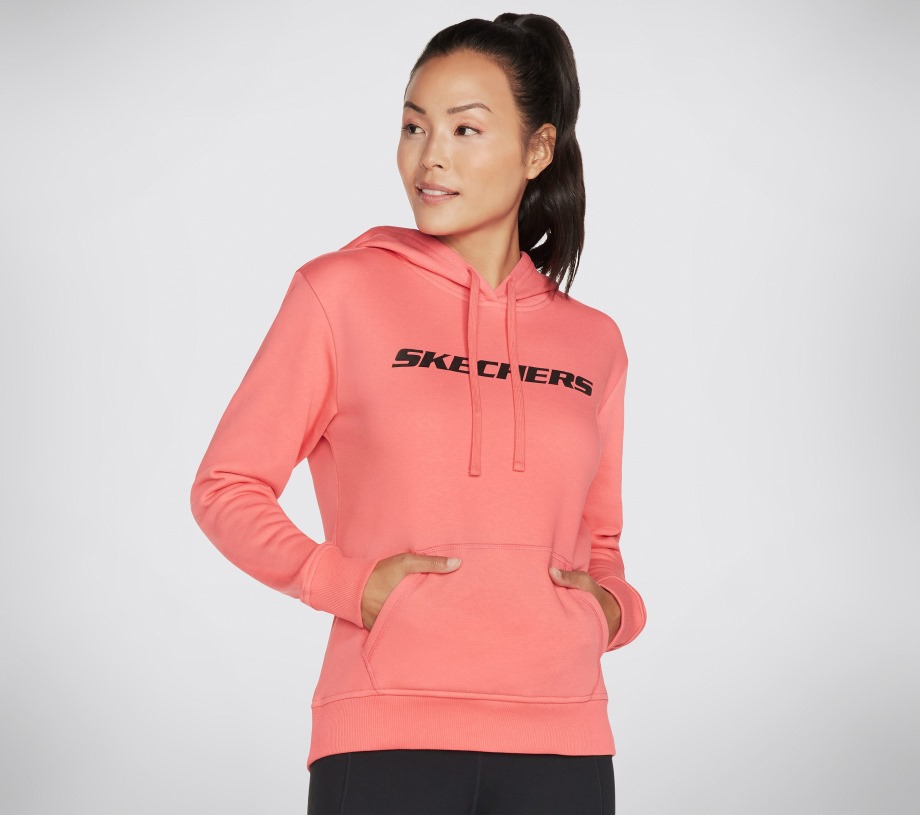 Skechers Heritage Pullover Hoodie Coral